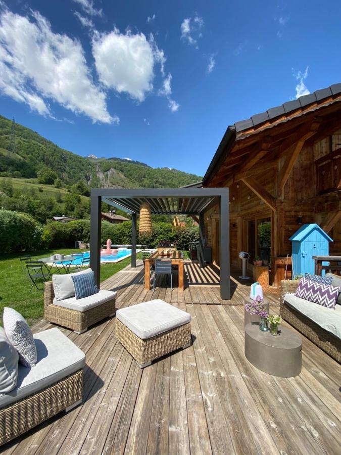 Grand Chalet A La Montagne 부르생모리스 외부 사진