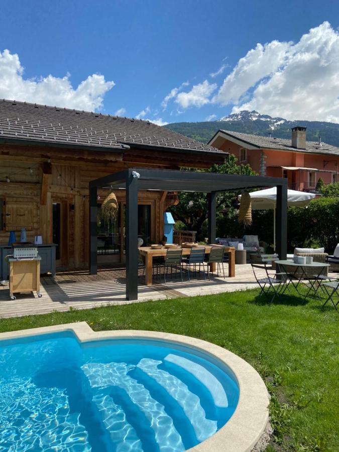 Grand Chalet A La Montagne 부르생모리스 외부 사진
