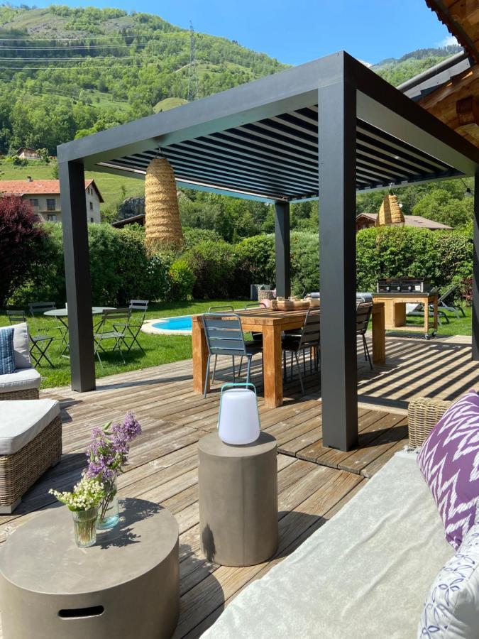 Grand Chalet A La Montagne 부르생모리스 외부 사진